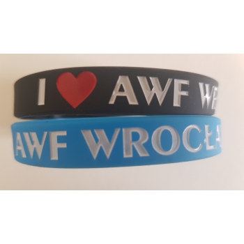 Bransoletki gumowe AWF Wrocław